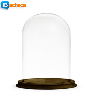 Immagine 1 - Campana in vetro con base