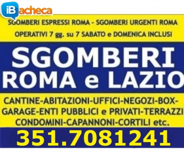 Immagine 1 - Roma Sgomberi Gratis 7gg