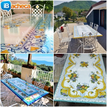 Immagine 3 - Tavoli in Pietra Lavica