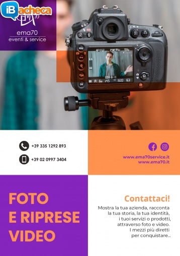 Immagine 1 - Foto e riprese video