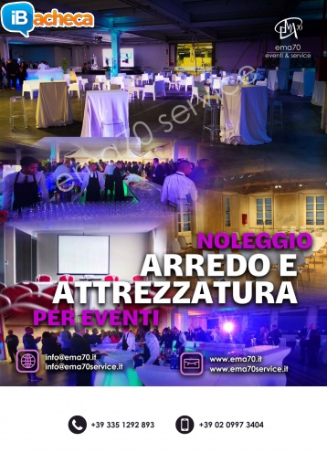 Immagine 5 - Noleggio arredi