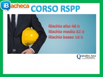 Immagine 1 - Corso di formazione Rspp