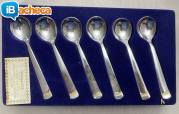 Immagine 1 - Cucchiaini inox/oro