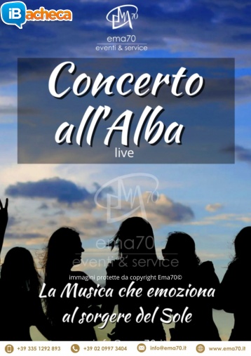 Immagine 1 - Concerto all'alba