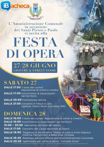 Immagine 1 - Festa di Opera