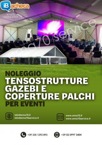 Immagine 1 - Noleggio tensostrutture