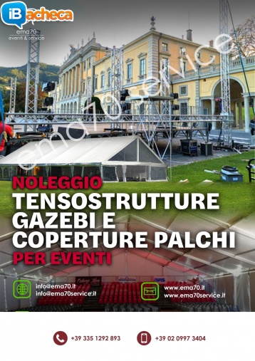 Immagine 2 - Noleggio tensostrutture