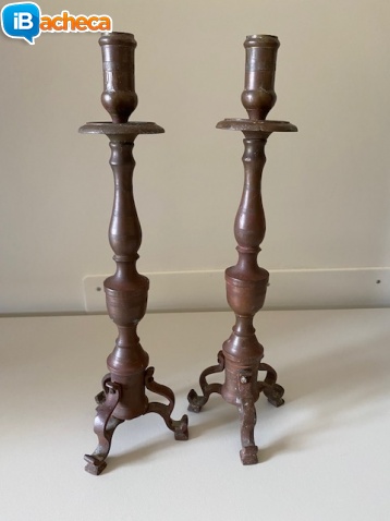 Immagine 1 - Candelabri in ottone