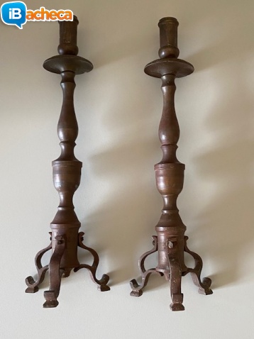 Immagine 3 - Candelabri in ottone