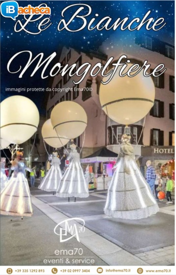 Immagine 1 - Le bianche mongolfiere