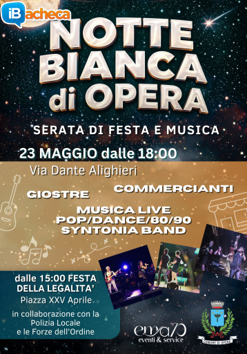Immagine 1 - La notte bianca di Opera