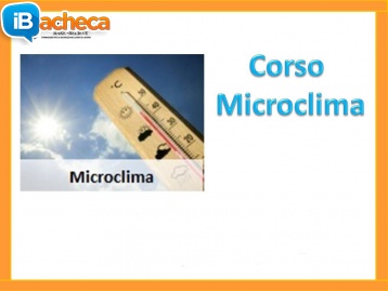 Immagine 1 - Corso sul microclima
