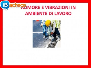 Immagine 1 - Corso rischio rumore