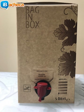 Immagine 1 - Vino rosso in bag box
