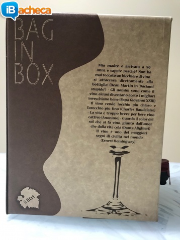 Immagine 3 - Vino rosso in bag box