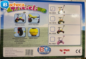 Immagine 1 - Triciclo x bambini