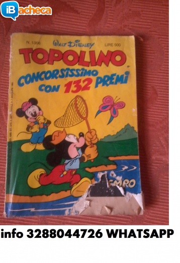 Immagine 1 - Fumetto topolino original