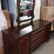 Specchio in legno e comò - immagine 5